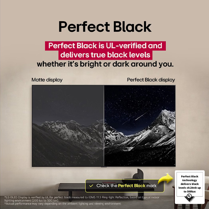 LG Smart TV OLED evo AI C5 4K 55 Inch - OLED55C5PSA | OLED 55C5PSA